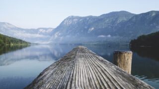 Mountains and Lake