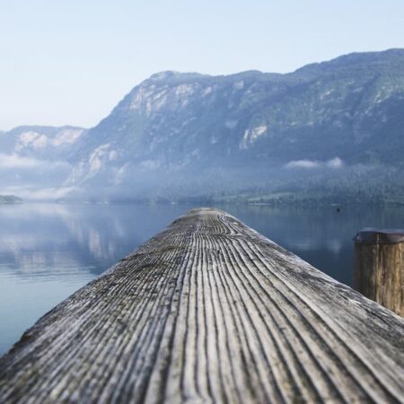 Mountains and Lake